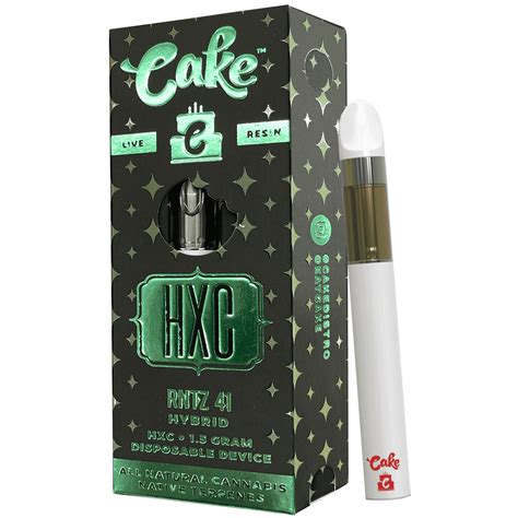 This is a single <b>Cake</b> <b>Rntz</b> <b>41</b> <b>HXC</b>/HHC <b>Vape Disposable with Live Resin</b> natural terpenes. . Cake hxc rntz 41